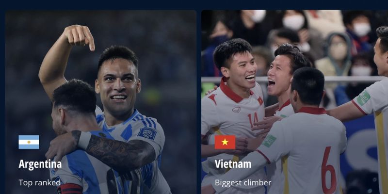 BXH 27 Những hạng mục có tại BXH KQBD