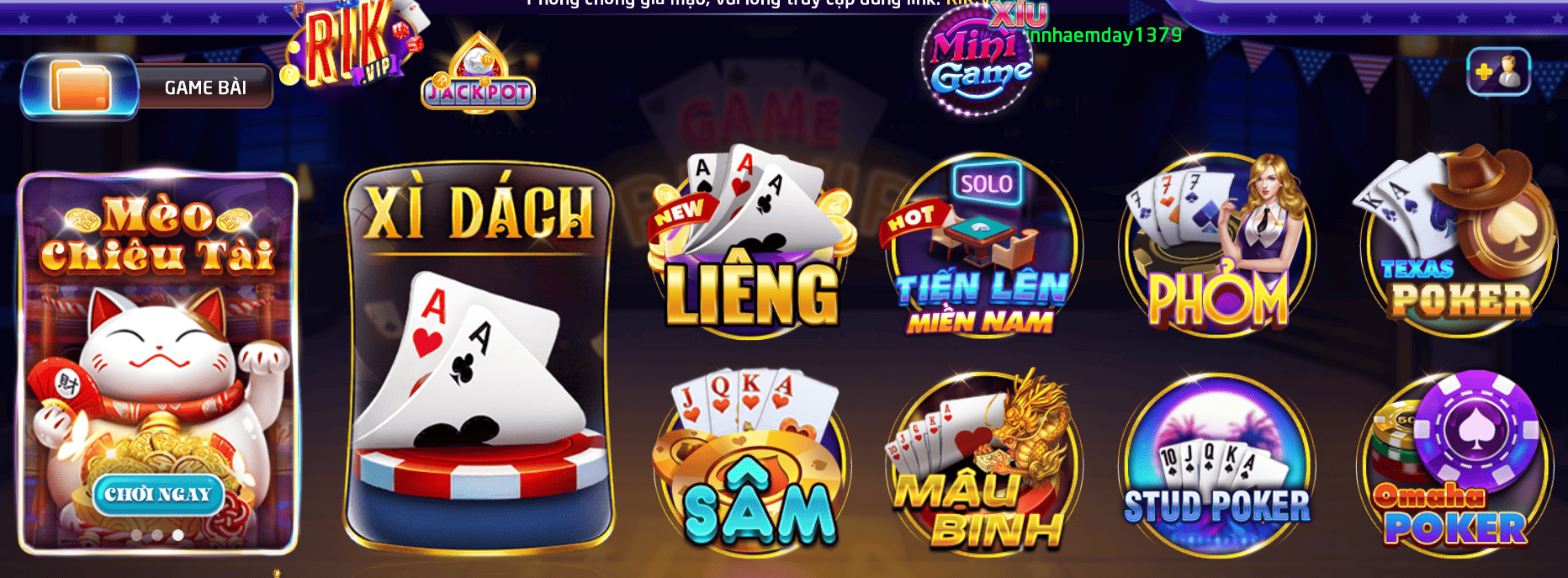 RIKVIP - Sân Chơi Cá Cược Nổi Bật, Thu Hút Trong Năm 2025 2 Các sảnh cược nổi bật của RIKVIP