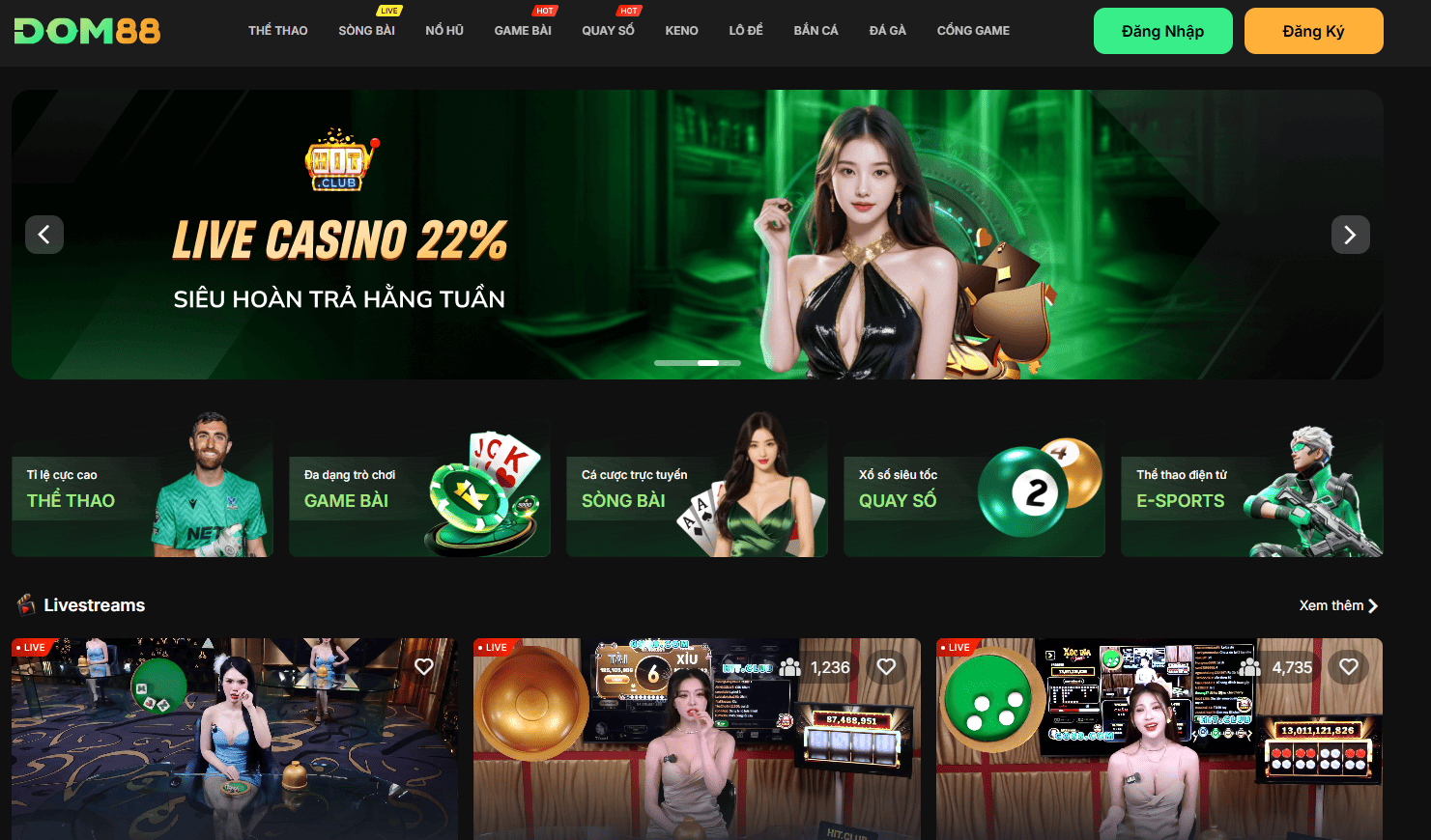 DOM88 - Điểm Đến Cá Cược Uy Tín, Kiếm Tiền Dễ Dàng 1 Sơ lược về nhà cái DOM88